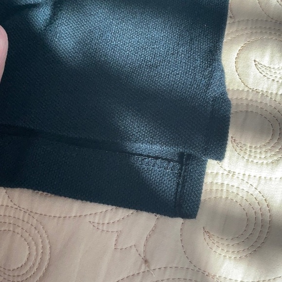 NWOT Women's Ralph Lauren Skinny-Fit Black Beaded Big Pony Polo Shirt / Size S - Picture 7 of 14